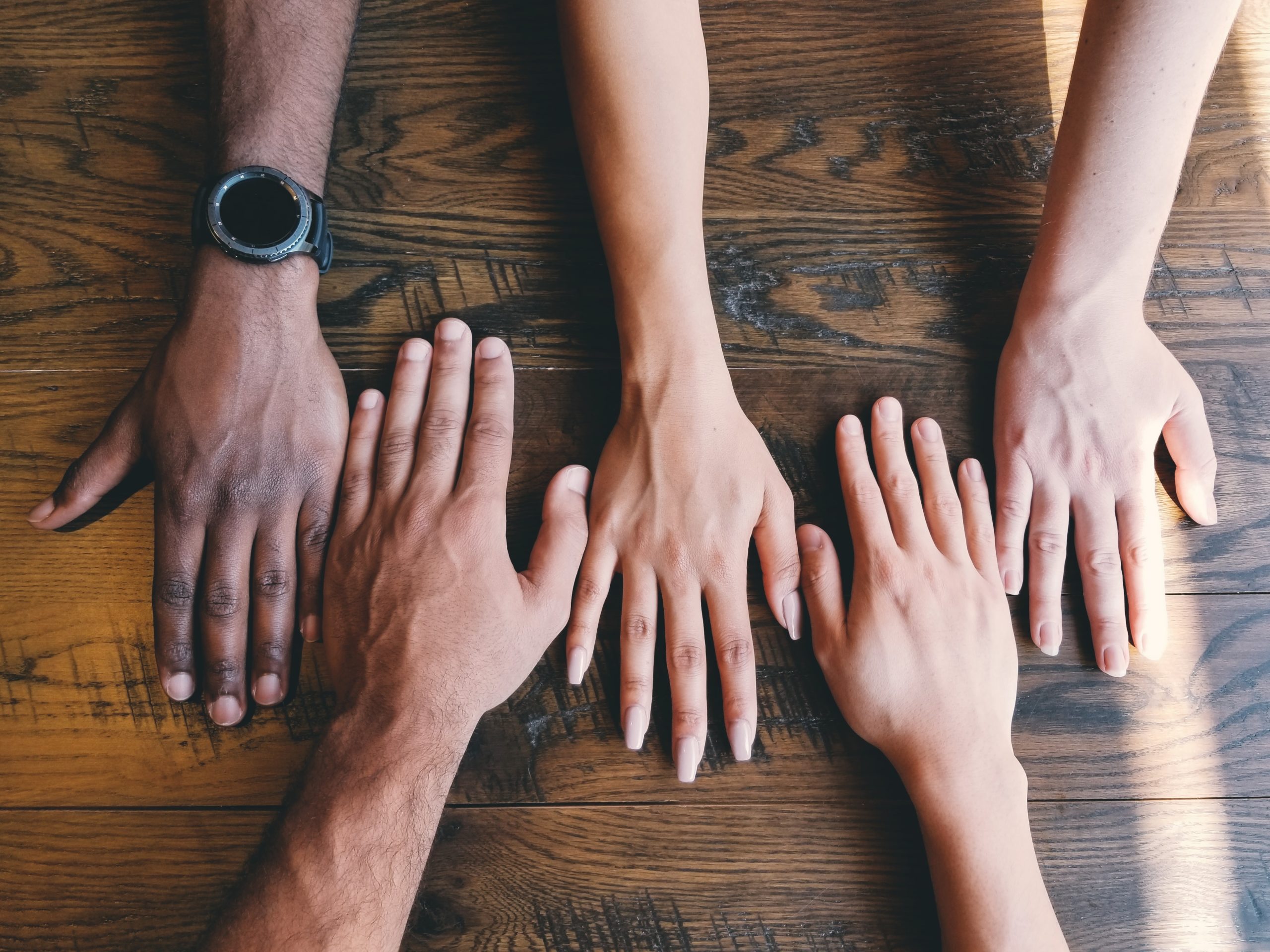 photo of hands