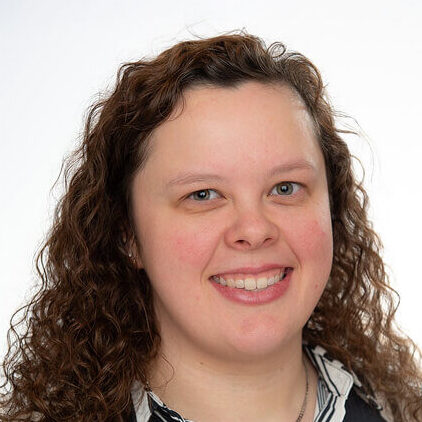 A portrait of Allison Paquet.