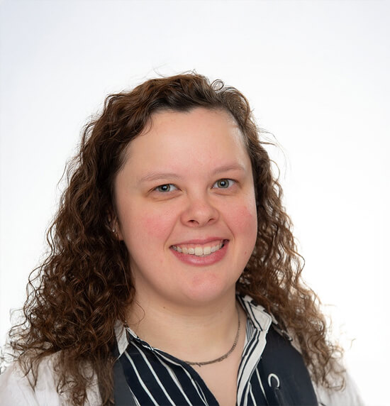 A portrait of Allison Paquet.