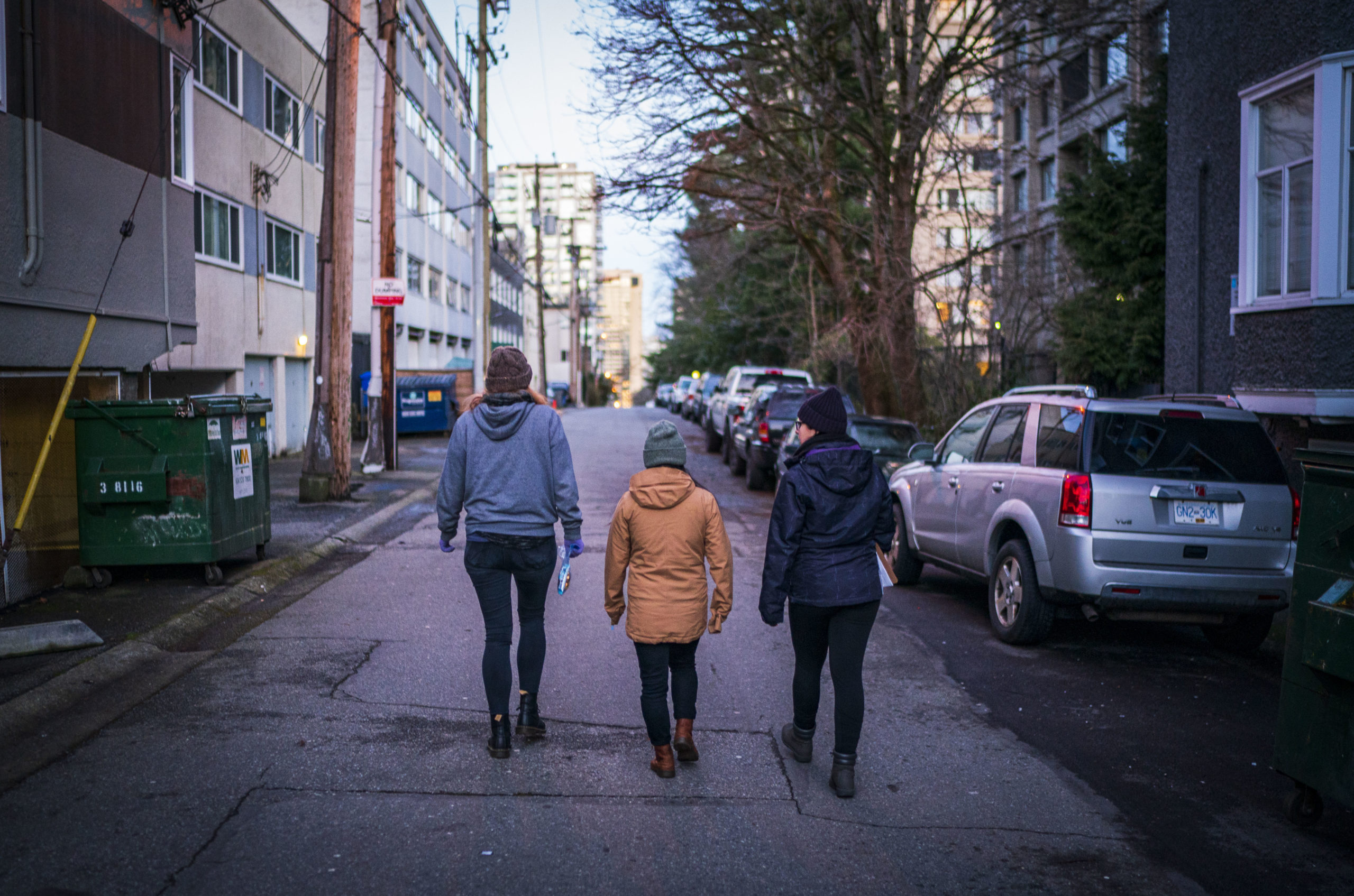 Walking in Vancouver