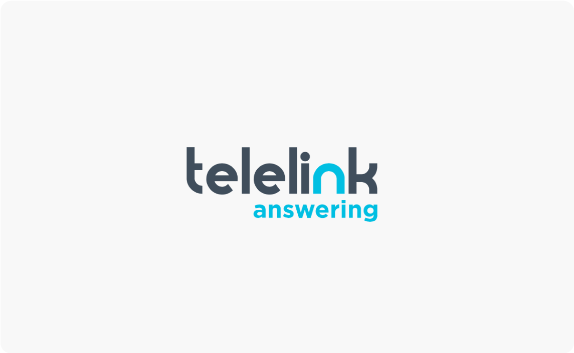 An image of the telelink answering wordmark.