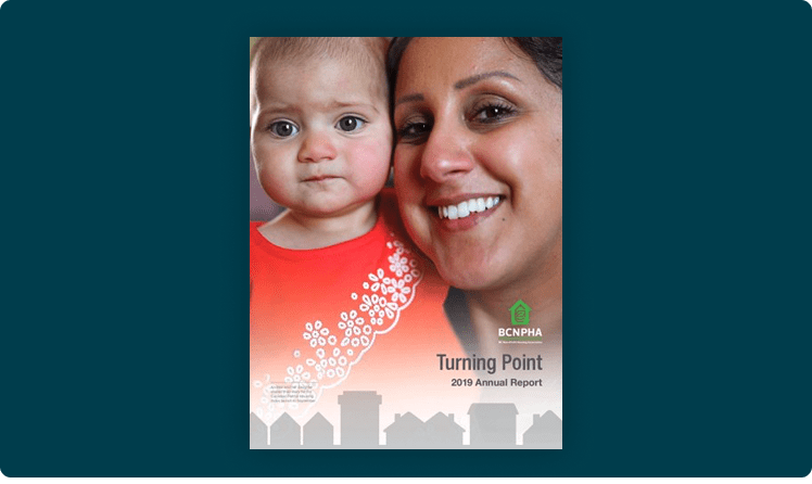 The cover of the BCNPHA 2018–2019 annual report.
