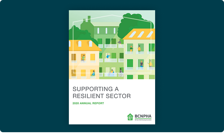 The cover of the BCNPHA 2019–2020 annual report.