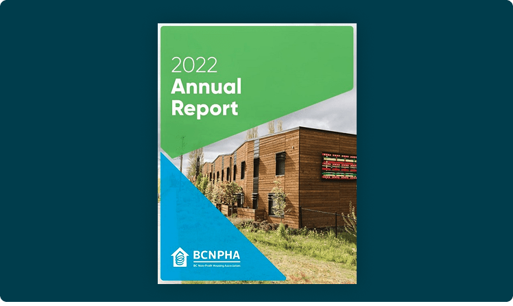 The cover of the BCNPHA 2021–2022 annual report.