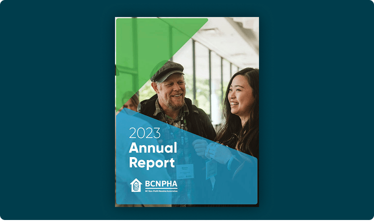 The cover of the BCNPHA 2022–2023 annual report.